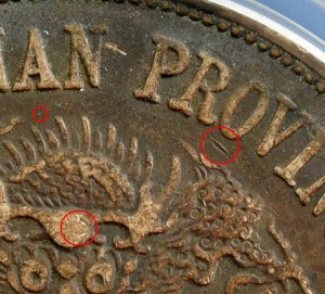 Obverse details